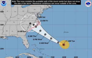 hurricane map