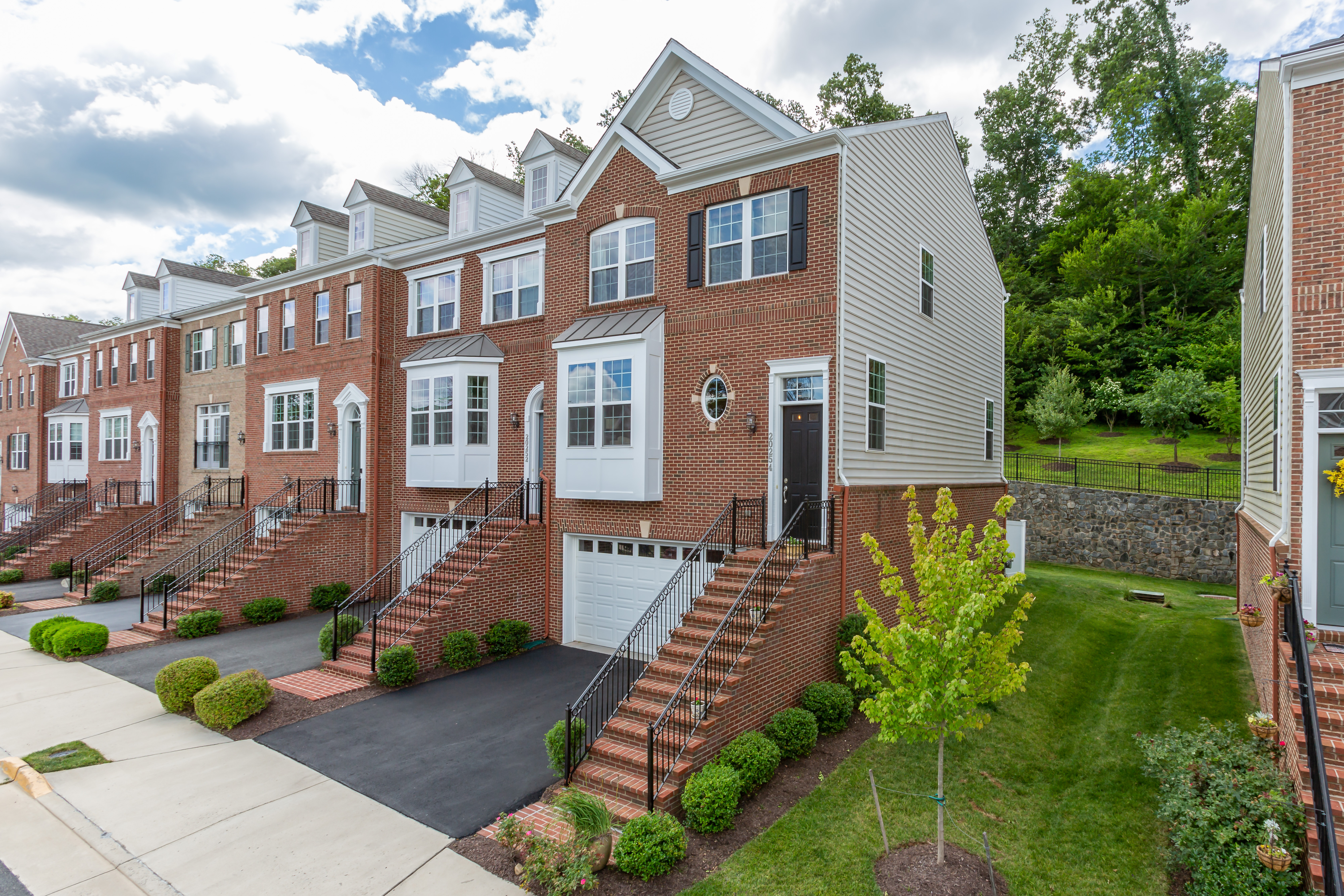 row of townhouses