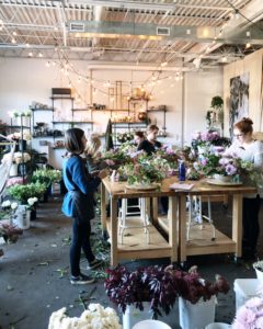 flower arranging class